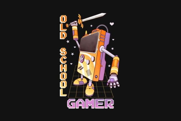 Download Old School Gamer T-shirt Design - Old school Collection