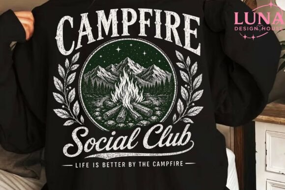Download Campfire Social Club Vintage PNG Design - Vintage png Collection