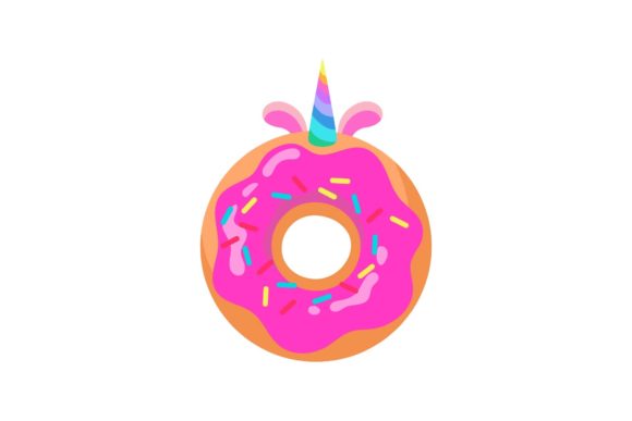Download Unicorn Donut Strawberry Sweet Design - Sweet design Collection