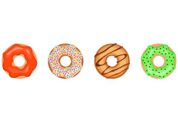 Download Set Donut Sweet Design Bundle - Sweet design Collection
