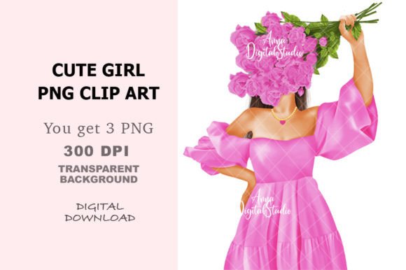 Download Fashion Girl Clip Art, Cute Girl PNG - Premium Resources